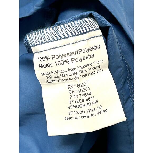 Pearl Izumi Windbreaker Cycling Vest Womens Size XL Blue Full Zip Vintage - Picture 5 of 5